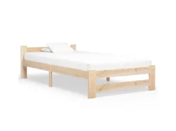 vidaXL Massivholzbett Kiefer 90x200 cm649440