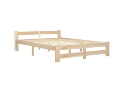 vidaXL Massivholzbett Kiefer 120x200 cm649442* Betten