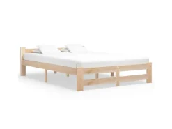 vidaXL Massivholzbett Kiefer 120x200 cm649442* Betten