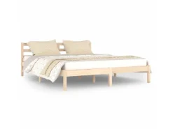 vidaXL Massivholzbett Kiefer 160x200 cm1136725