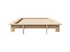 vidaXL Massivholzbett ohne Matratze 90x200 Kiefernholz2102610* Betten