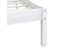 vidaXL Massivholzbett Weiß Kiefer 200x200 cm923563* Betten