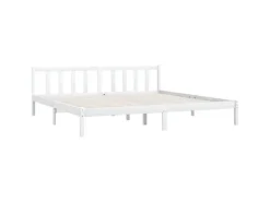 vidaXL Massivholzbett Weiß Kiefer 200x200 cm923563* Betten