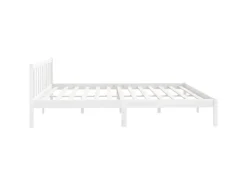 vidaXL Massivholzbett Weiß Kiefer 200x200 cm923563* Betten