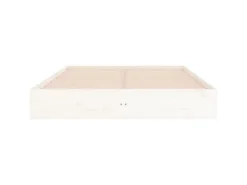 vidaXL Massivholzbett Weiß 140x200 cm1279634* Betten