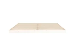 vidaXL Massivholzbett Weiß 180x200 cm Kiefer 6FT Super King1399974* Betten