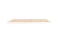 vidaXL Massivholzbett Weiß 180x200 cm Kiefer 6FT Super King1399974* Betten