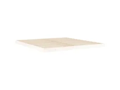 vidaXL Massivholzbett Weiß 180x200 cm Kiefer 6FT Super King1399974* Betten