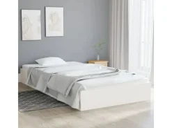 vidaXL Massivholzbett Weiß 90x200 cm1279649* Betten