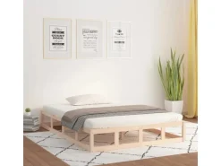 vidaXL Massivholzbett 140x190 cm 820841* Betten