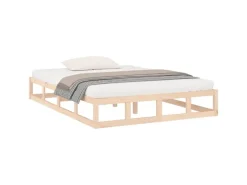 vidaXL Massivholzbett 140x190 cm 820841* Betten