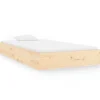 vidaXL Massivholzbett 90x200 cm1279648