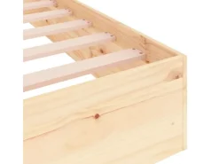 vidaXL Massivholzbett 90x200 cm1279648