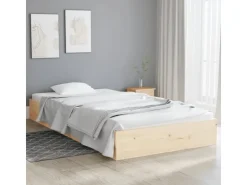 vidaXL Massivholzbett 90x200 cm1279648