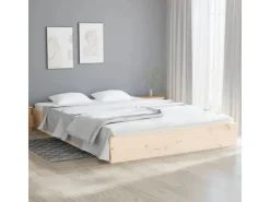 vidaXL Massivholzbett 160x200 cm1279623* Betten