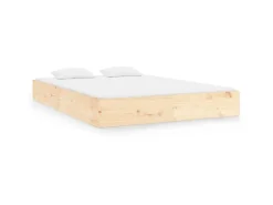 vidaXL Massivholzbett 200x200 cm1279613* Betten