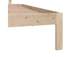 vidaXL Massivholzbett 90x190 cm 3FT Single1136836* Betten