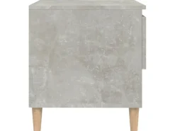 vidaXL Nachttische 2 Stk Betongrau 50x46x50 cm Holzwerkstoff* Tische