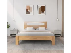 vidaXL Nachttische 2 Stk Betongrau 50x46x50 cm Holzwerkstoff* Tische