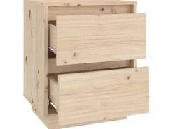 vidaXL Nachttische 2 Stk 40x35x50 cm Massivholz Kiefer* Tische