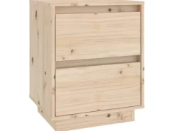 vidaXL Nachttische 2 Stk 40x35x50 cm Massivholz Kiefer* Tische