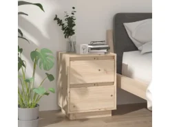 vidaXL Nachttische 2 Stk 40x35x50 cm Massivholz Kiefer* Tische