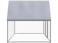 vidaXL Outdoor-Hühnerkäfig 3x2x2 m Verzinkter Stahl* Kleintierbedarf