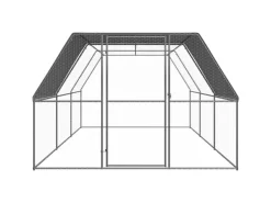 vidaXL Outdoor-Hühnerkäfig 3x6x2 m Verzinkter Stahl Modell 2* Kleintierbedarf