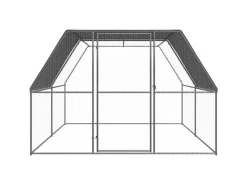 vidaXL Outdoor-Hühnerkäfig 3x4x2 m Verzinkter Stahl Modell 2* Kleintierbedarf