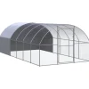 vidaXL Outdoor-Hühnerstall 3x6x2 m Verzinkter Stahl