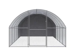 vidaXL Outdoor-Hühnerstall 3x6x2 m Verzinkter Stahl