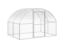 vidaXL Outdoor-Hühnerstall 3x6x2 m Verzinkter Stahl Modell 1* Kleintierbedarf
