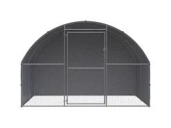vidaXL Outdoor-Hühnerstall 3x2x2 m Verzinkter Stahl