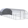 vidaXL Outdoor-Hühnerstall 3x10x2 m Verzinkter Stahl Modell 2