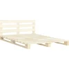vidaXL Palettenbett Massivholz Kiefer 200x200 cm619014