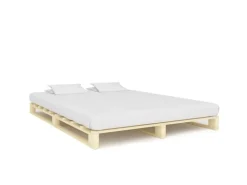 vidaXL Palettenbett Massivholz Kiefer 180x200 cm619006