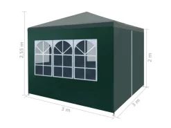 vidaXL Partyzelt 3x3 m Grün* Ostern