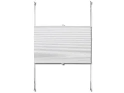 vidaXL Plissee Faltrollo Rollo Plisseerollo 100x200cm Weiß