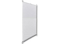 vidaXL Plissee Faltrollo Rollo Plisseerollo 100x200cm Weiß