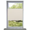 vidaXL Plissee Faltrollo Rollo Plisseerollo 110x125cm Creme