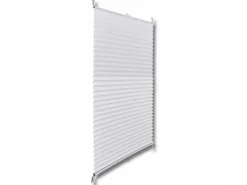 vidaXL Plissee Faltrollo Rollo Jalousie Plisseerollo klemmen 40x200cm Weiß