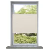 vidaXL Plissee Faltrollo Rollo Plisseerollo 70x200cm Creme