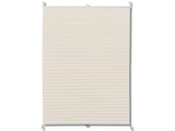vidaXL Plissee Faltrollo Rollo Plisseerollo 70x125cm Creme* Rollos|Plissees
