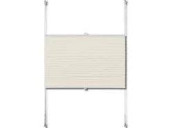 vidaXL Plissee Rollo Jalousie Plisseerollo 90x150cm Creme* Türvorhänge