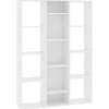vidaXL Raumteiler/Bücherregal Weiß 100x24x140 cm Holzwerkstoff