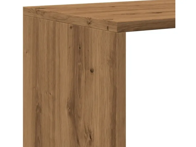 vidaXL Raumteiler-Bücherregal 3 Etagen Artisan-Eiche 99x29x99 cm 857966* Bücherregale