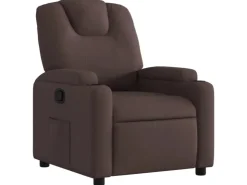 vidaXL Relaxsessel Dunkelbraun Stoff Modell 28* Sessel