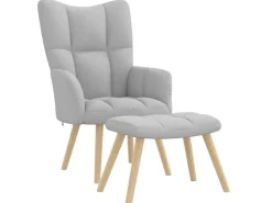 vidaXL Relaxsessel mit Fußhocker er Stoff 4016777* Sessel