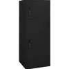 vidaXL Sattelschrank Schwarz 53x53x140 cm Stahl* Aufbewahrung