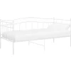vidaXL Schlafsofa Bettgestell Weiß Metall 90x200 cm650988* Sofas